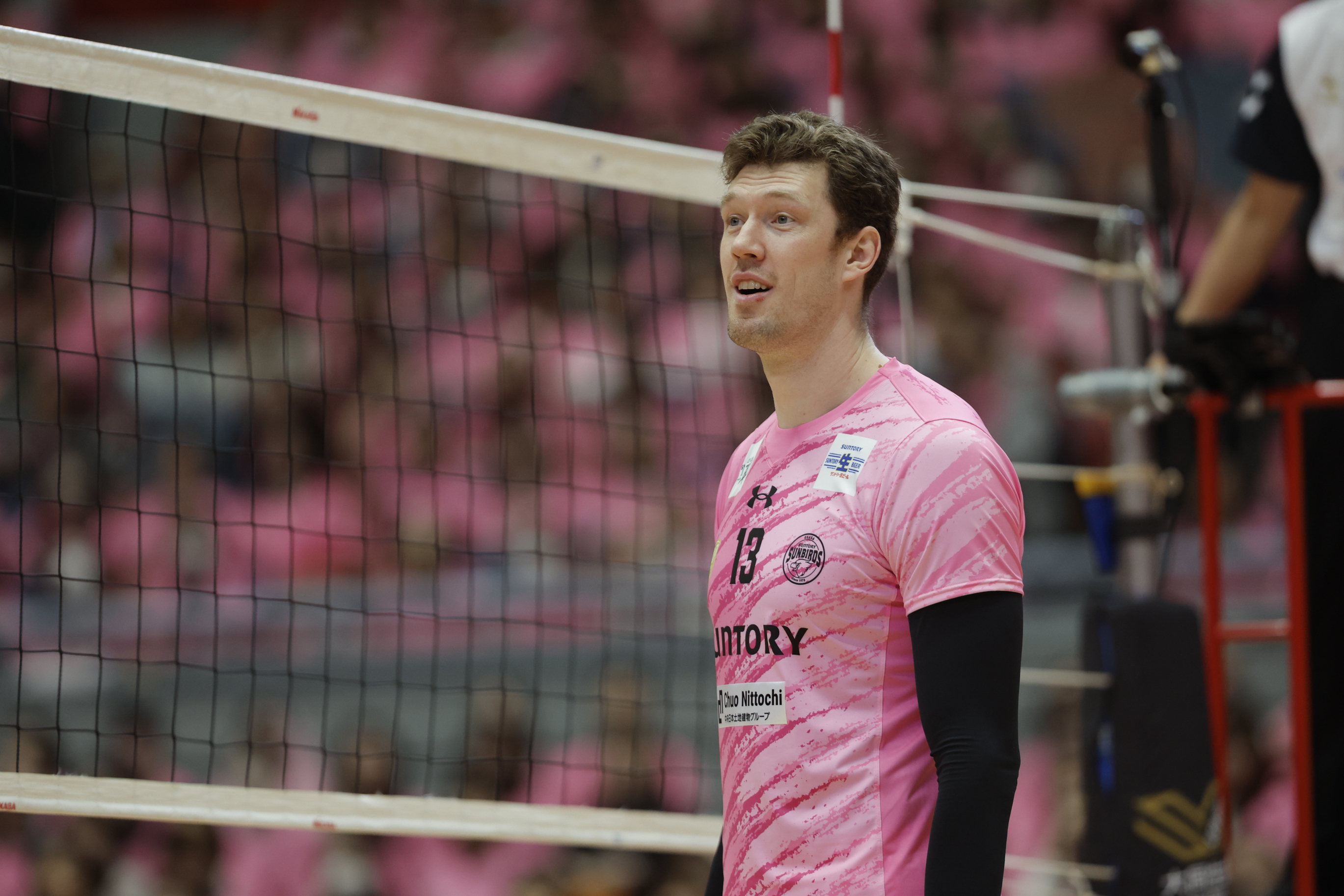 Suntory Sunbirds OGINO 10 バレーボールシャツ Two seasons with the